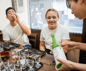 Seven-Sake Tasting and Food Pairing Experience in Kyoto